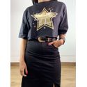 Cropped Star Preto