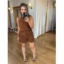 SHORTS ALFAIATARIA - MARROM