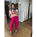 BLUSA MANGA JAPONESA 100% ALGODÃO - TUCANO PINK 