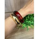 BRACELETES EM METAL - DOURADO