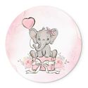 Painel Temático Elefantinho Rosa Veste Fácil C/ Elástico 