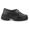 Sapato Mocassim Oxford Feminino Kylie Preto