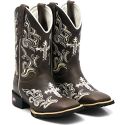 Bota Texana Feminina Country Cruz Floral 