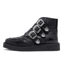 New Creeper Bico Fino Estilo Veggie Elvira Preto