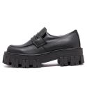 Sapato Mocassim Tratorado Briggite Estilo Veggie Preto