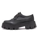 Sapato Oxford Tratorado Estilo Veggie Rolly Preto