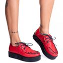 Creeper Vermelho Estilo Veggie Shoes