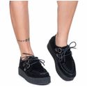 Creeper Acamurçado Preto Estilo Veggie Shoes