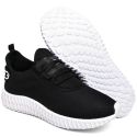 Tênis Boost Unissex Evoltenn Esporte Casual Colmeia Preto Branco