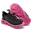 Tênis Infantil Evoltenn Sola Trança Preto Pink