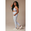 Calça Canelada Anamadu- Azul Bebê