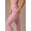 Calça Canelada Anamadu - Rosa Bebê
