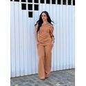 CONJUNTO NULA MANGA BEGE