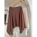 BLUSA CAPA EM TRICÔ MODAL CHOCOLATE