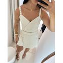 CONJUNTO PU COM PEDRINHAS