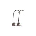 Anzol DKV Jig Head 2/0 para Iscas Soft - Cartela com 2 unidades