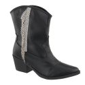 Bota Texana Western 23042 Com Detalhe Em Strass