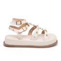 Sandália Flatform Papete Feminina 183070 Napa Off White