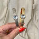 Bracelete ponto strass