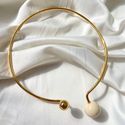 Choker aro esfera dupla