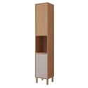 PANELEIRO DIVINA 37CM 2 PORTAS FREIJO/OFF WHITE
