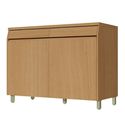 BALCÃO 2 PORTAS 2 GAVETAS NESHER SIMONE MENDES 120CM 100% MDF 