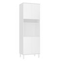 TORRE DORA 70CM 4 PORTAS + 1 NICHO MICROONDAS BRANCO SUPREMO 