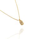 Colar Donna- banho ouro 18k