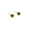 Mini Esmeralda- banho ouro 18k