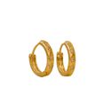 Argola Shine- banho ouro 18k