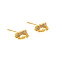Brinco Linea- banho ouro 18k