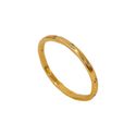 Anel Liso Cravejado- banho ouro 18k