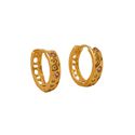 Argola Lucy- banho ouro 18k