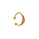 Piercing Fake Folha- banho ouro 18k