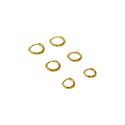Trio de Argolas Minimal- banho ouro 18k