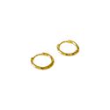 Argola Basic P- banho ouro 18k