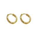 Argola Bia- banho ouro 18k
