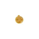 Charm Medalha Olho Grego- banho ouro 18k