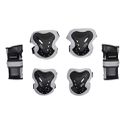 Kit Completo De Proteção Para Patins Profissional Fila Cinza