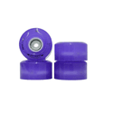 Jogo 4 Rodas Quad Led Roxo Traxart