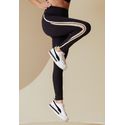 Legging Fitness Frelith com Recorte e Viés - PRETO