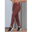 Legging Frelith com Recorte e Filetes - MARROM
