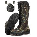 Kit Bota Coturno Militar Cano Alto Fulgore Caça e Pesca + Capa Molinete