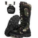 Kit Bota Coturno Militar Cano Alto Fulgore Caça e Pesca + Capa Molinete