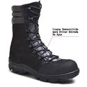 Bota Coturno Militar Tático Fulgore Couro Preta