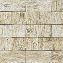 Pedra madeira serrada amarela com 0,5m² 19 Peças 11,5x23cm