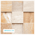 Mosaico Pedra Natural Imperial I10 Placa 30x30 Mesclado