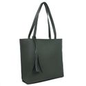 Bolsa Sacola Elisa Super espaçosa Verde Musgo