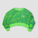 BLUSA MOLETOM CAMUFLADA ARMY SUX OVERSIZED CROPPED VERDE