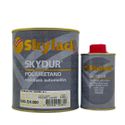 KIT - SKYLACK PRIMER PU CINZA SK800 8X1 + END. SK080 800ML + 100ML